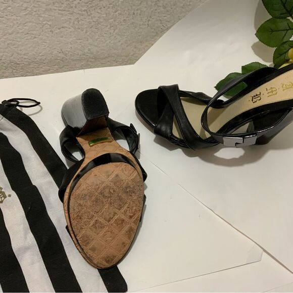 Gwen Stefani L.A.M.B. Black Patent 5” Heels size 10 - Picture 6 of 12